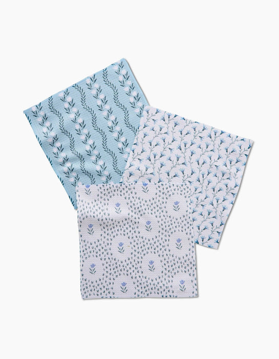 Trailing Farmhouse Florals Dishcloth Set of 3