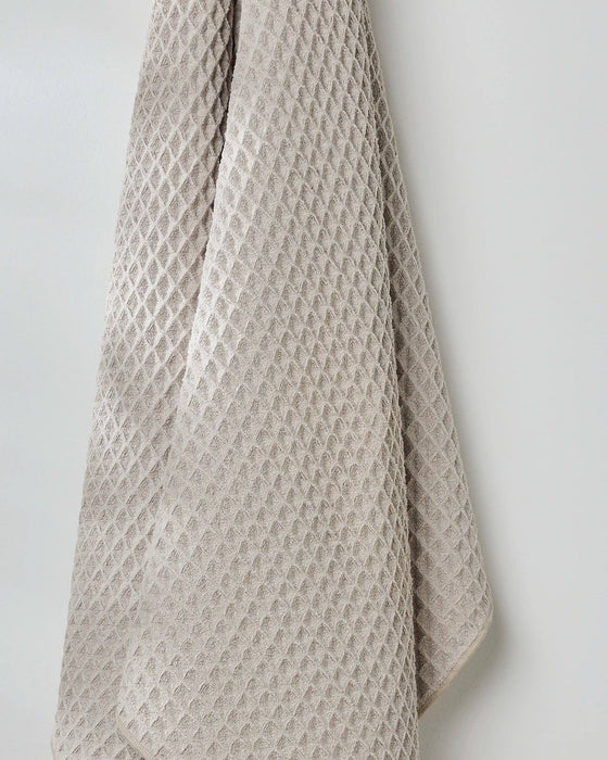 Taupe Waffle Bath Towel