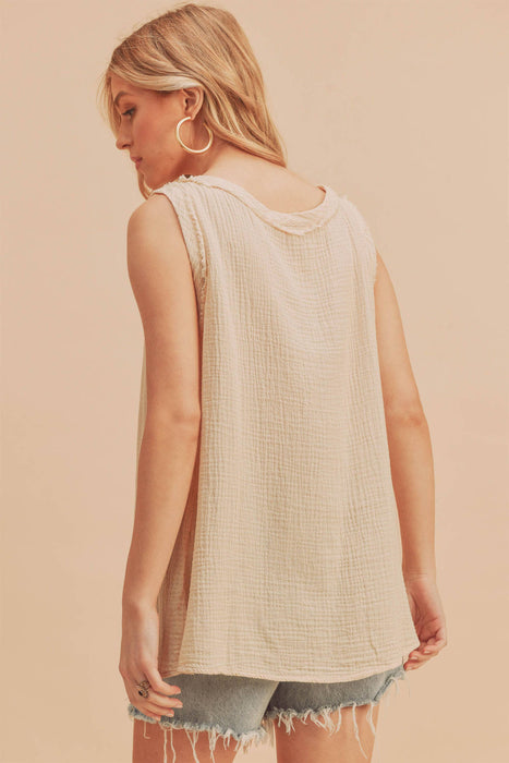 Nasia Tank Sleeveless Women’s Top | Trendy Boutique Clothing Minnesota
