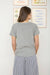 Exposed seam detail cotton t shirt everyday wear