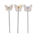 colorful butterfly plant sticks for home or garden