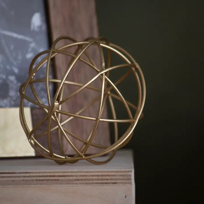 Gold Decorative Sphere Accent