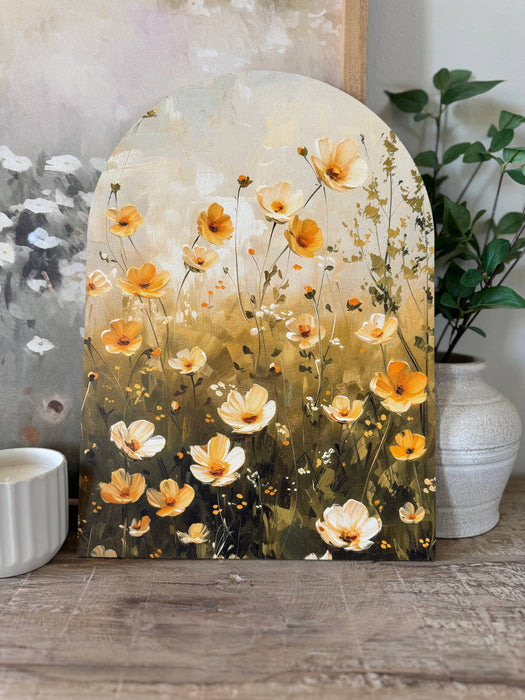 Yellow Flowers Vintage, Arch