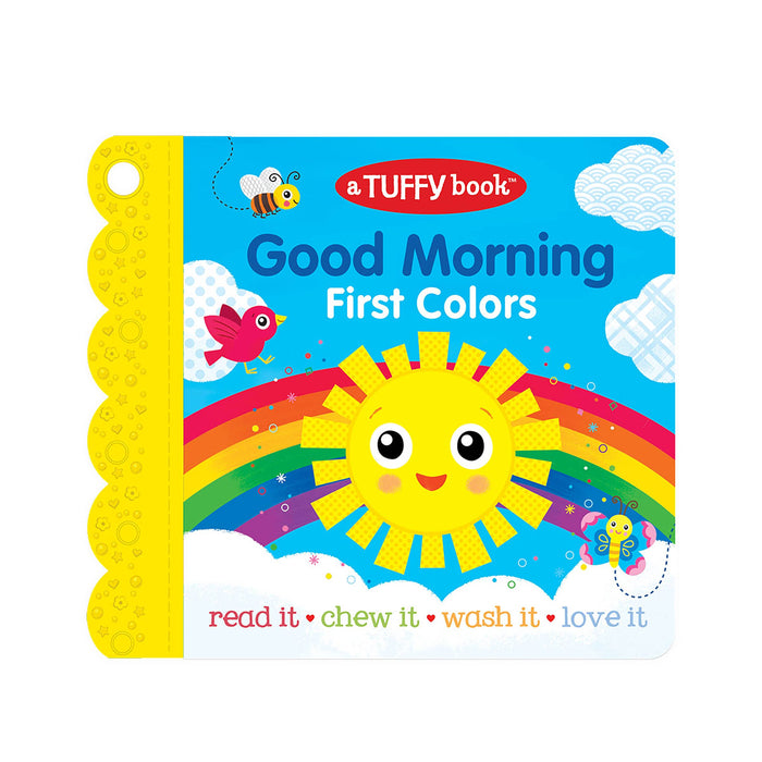 Good Morning First colors Children's Book  (Tuffy Teether Indestructible Book)