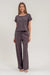 Charcoal high waist drawstring pants for women – Blu Pepper brand