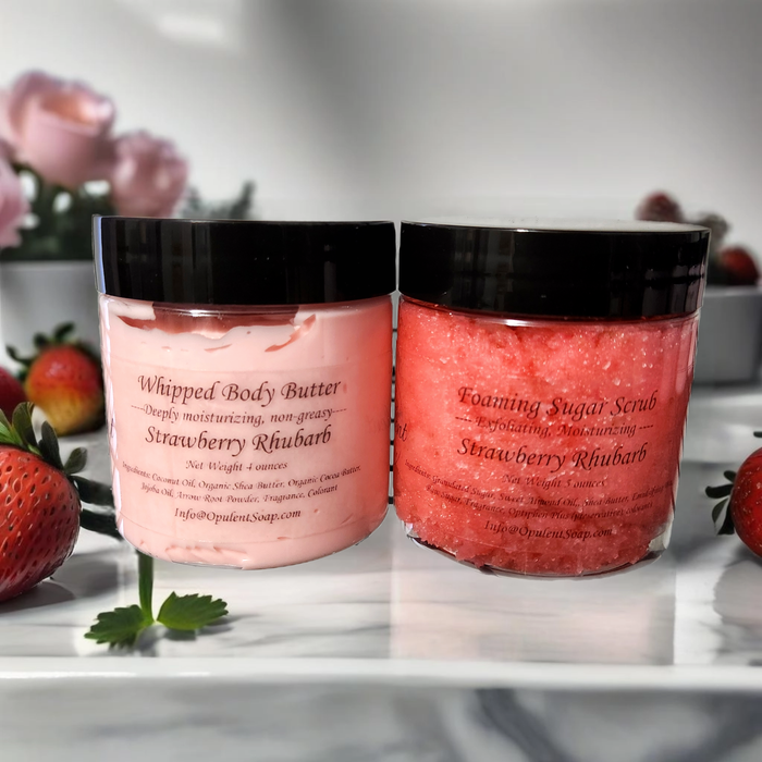 Strawberry Rhubarb Sugar Scrub
