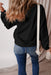 Back view of Midwest-inspired cozy fashion – fleece-lined terry sweatshirt