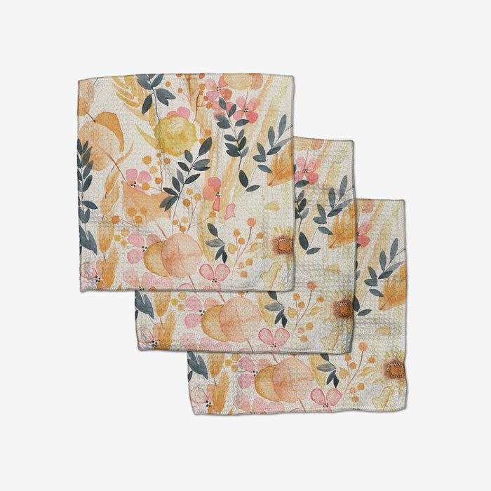 Geometry Brand Sleepy Fields Dishcloth Kitchen Set of 3