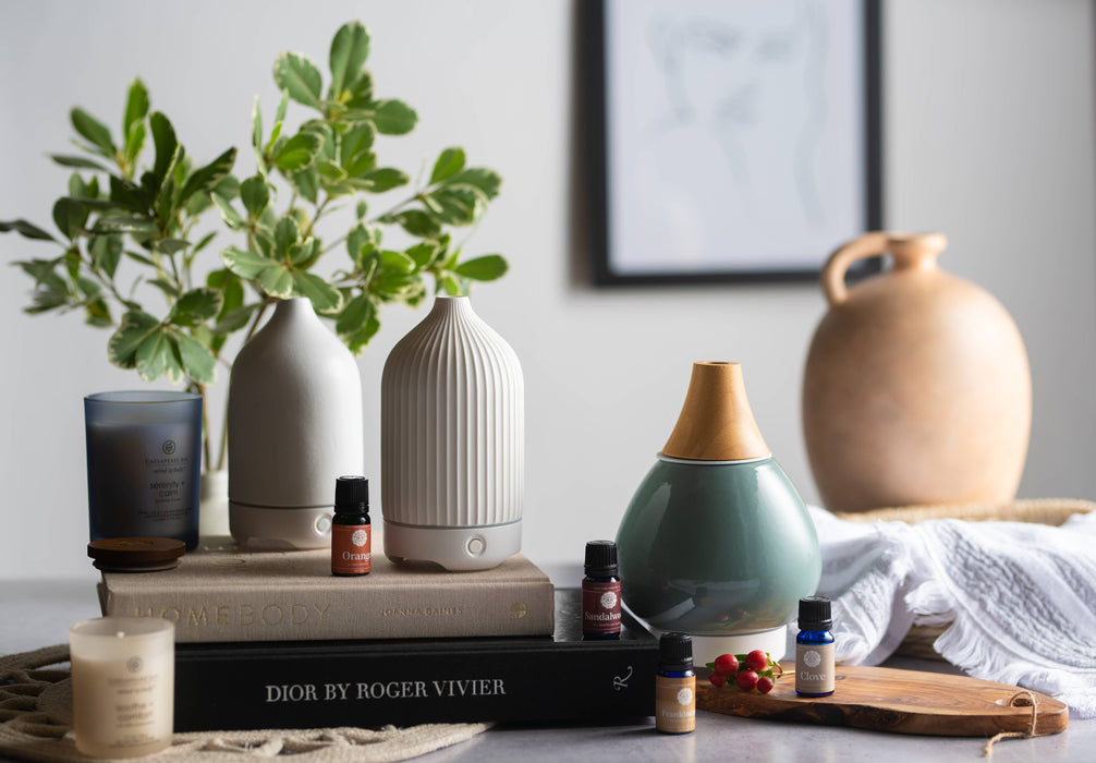 White Ceramic Diffuser for Essential Oils