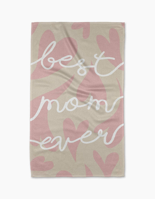 Best Mom Ever Kitchen Geometry Brand Tea Towel
