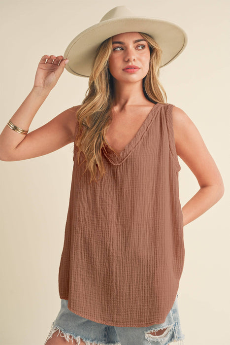Nasia Tank Sleeveless Women’s Top | Trendy Boutique Clothing Minnesota