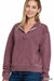French terry washed half zip pullover for women and girls at Heartland Store MN in Lewiston MN
