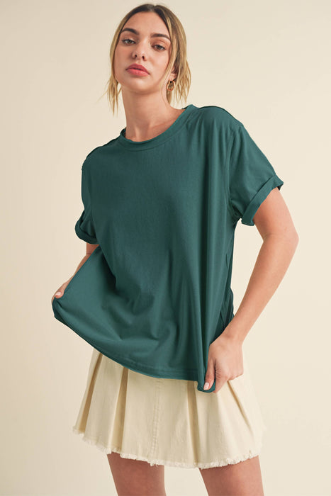 Women’s Mali Baby Tee Short Sleeve Shirt | Everyday Boutique Fashion