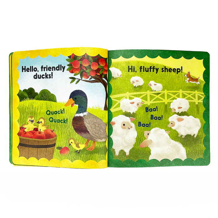 John Deere Kids Hello, Farm!  (Tuffy Teether IndestructibleChildren's Book)