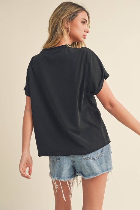 Women’s Mali Baby Tee Short Sleeve Shirt | Everyday Boutique Fashion