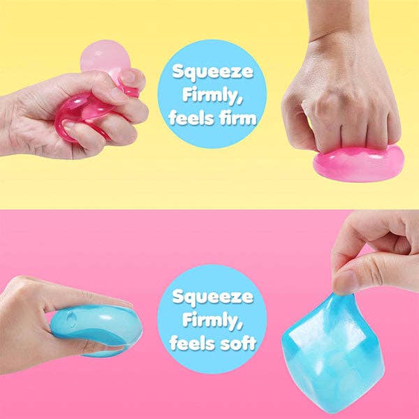 SugarSqueez Cube Squishy Fidget Sugar Stress Ball Assorted Colors