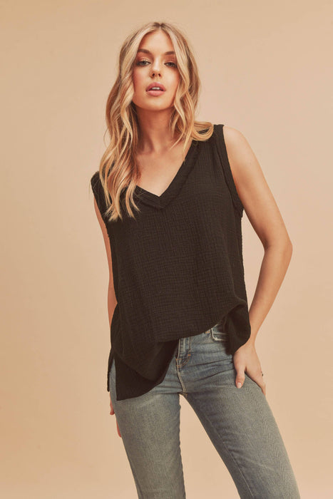 Nasia Tank Sleeveless Women’s Top | Trendy Boutique Clothing Minnesota