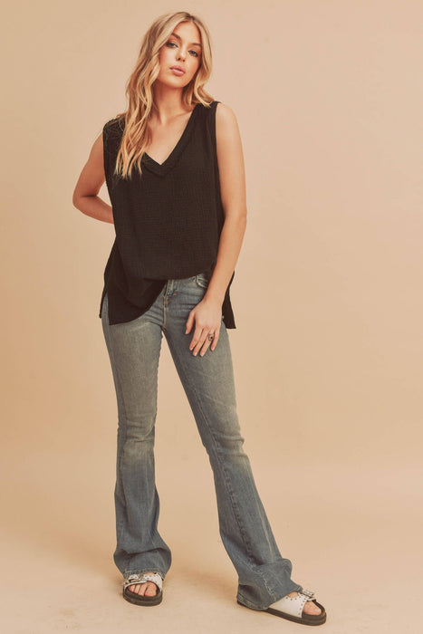 Nasia Tank Sleeveless Women’s Top | Trendy Boutique Clothing Minnesota