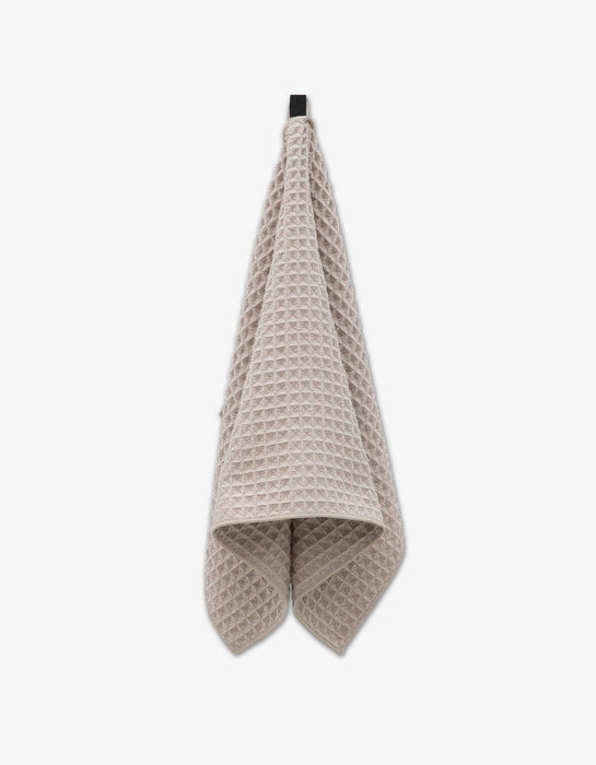 Geometry Brand Taupe Waffle Bathroom Hand Towel
