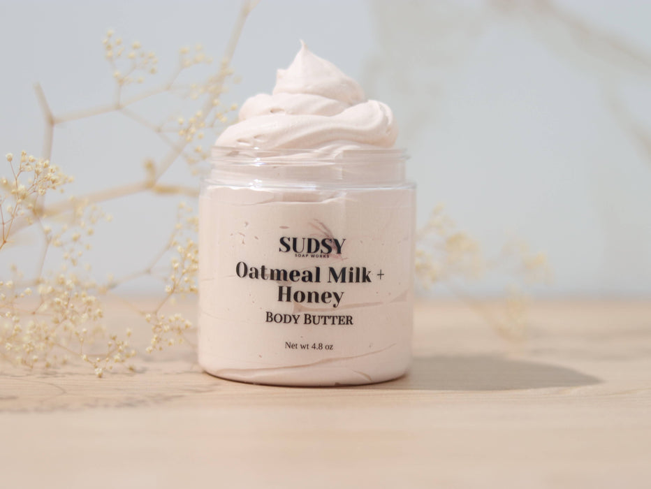 Handmade Oatmeal Milk + Honey Body Butter Lotion