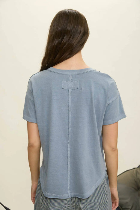 Lightweight drop shoulder tee women’s relaxed summer style