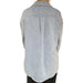 Lightweight acid wash button down women’s top in soft fabric by Blue Pepper