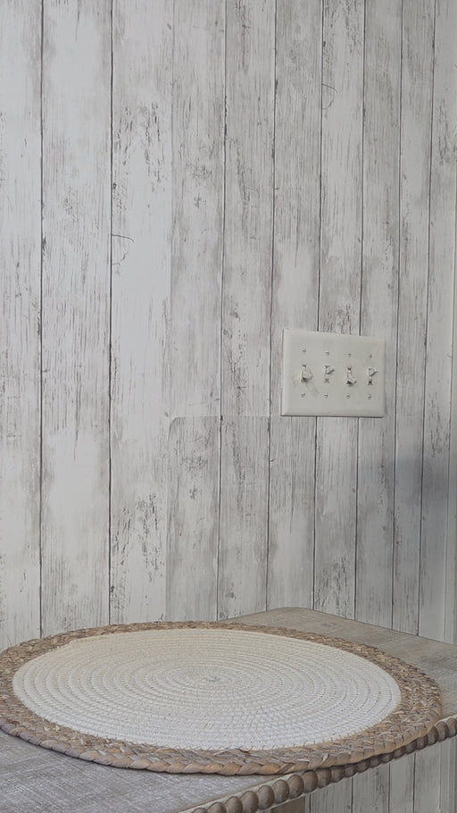 Video with Rust Garland with Red dotted cande and Artificial Norfolk pine greenery wreath with 6 inch inner diameter