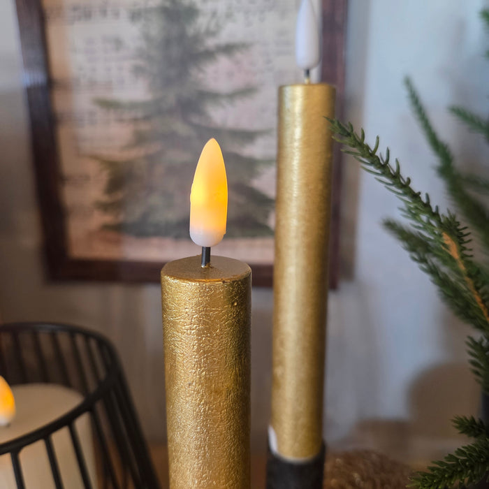 Safe flameless taper candles from Heartland Store MN gift shop near me