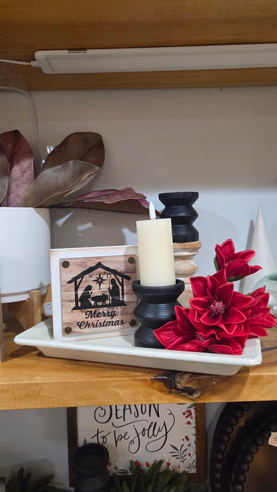 11" Magnolia Bundle Christmas Red