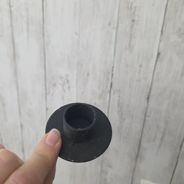 Round Iron Taper Candle Holder