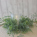 faux ruscus candle ring for lantern or pillar candle