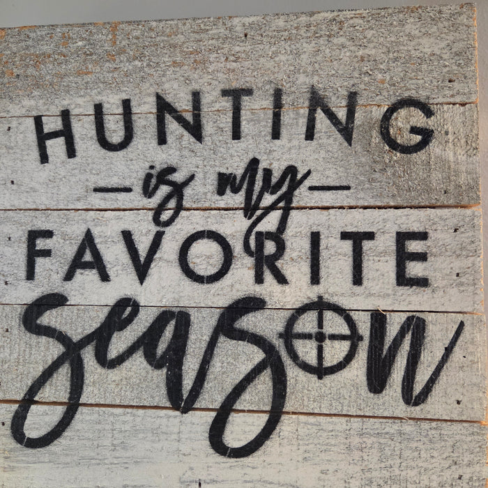 Outdoor lifestyle wood sign for hunters and sportsmen