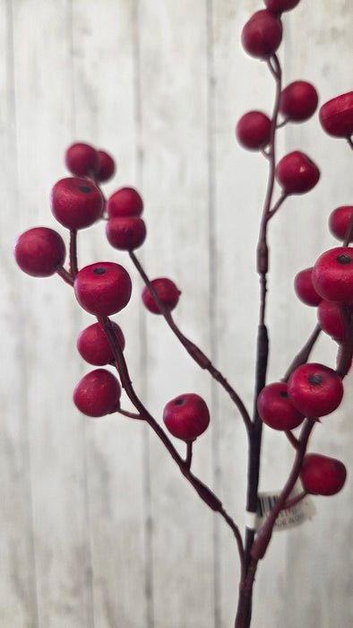 Artificial 14" Petite Berry Indoor and Outdoor Red Color | Heartland Store MN
