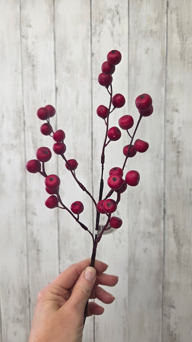 Artificial 14" Petite Berry Indoor and Outdoor Red Color | Heartland Store MN
