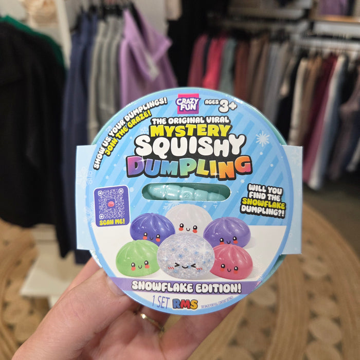 RMS® Dumpling Crazy Fun™ Mystery Squishy Limited Snowflake Dumpling Find Edition
