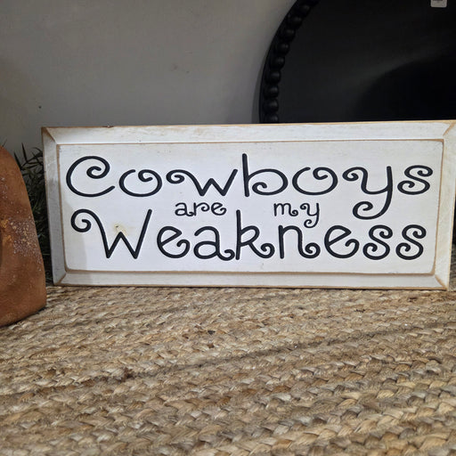 Handmade funny western wood sign 7x18 inches