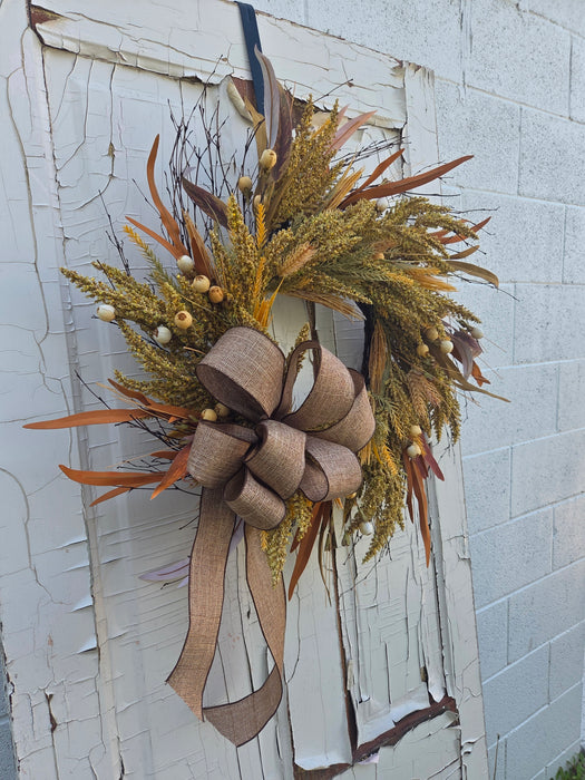 Fall Handmade Wreath 24"