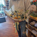 Fresh hand tied bouquet in blue yellow and white perfect for gift giving for Mother's Day