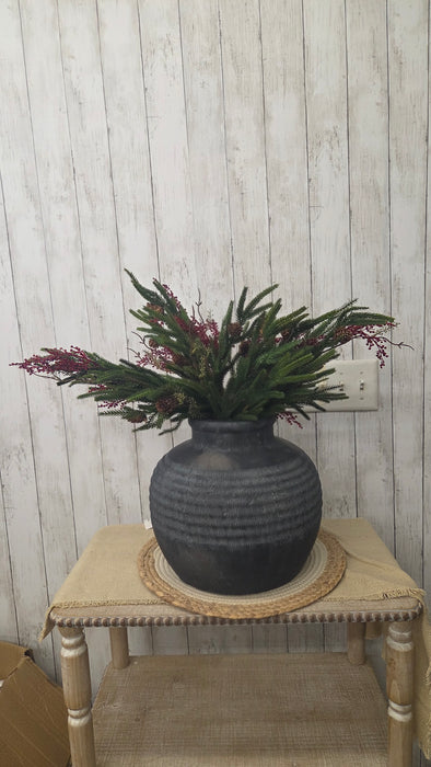 Red Artificial  Mix Austrian Pine Stems 2 sizes