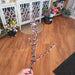 Deep red artificial berry stems for kitchen or entryway decor