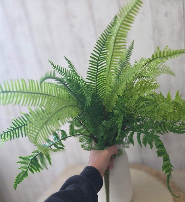 Artificial 18" Real Touch Fern Leaves