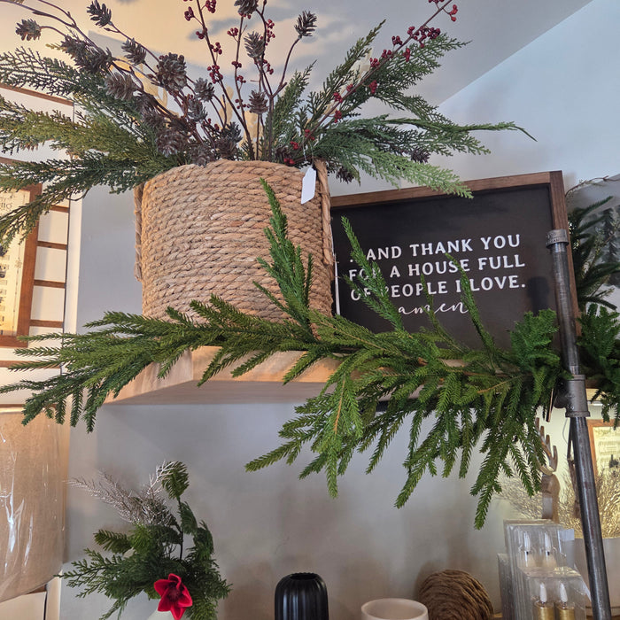 Artificial 6" Austrian Pine Garland