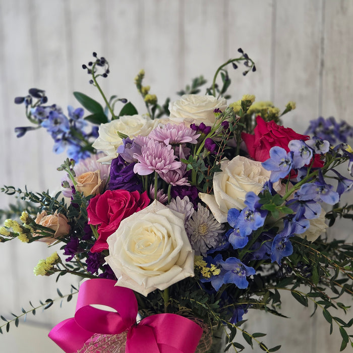 Fresh Flowers in Vase | Spring Colors | Local Delivery Lewiston MN