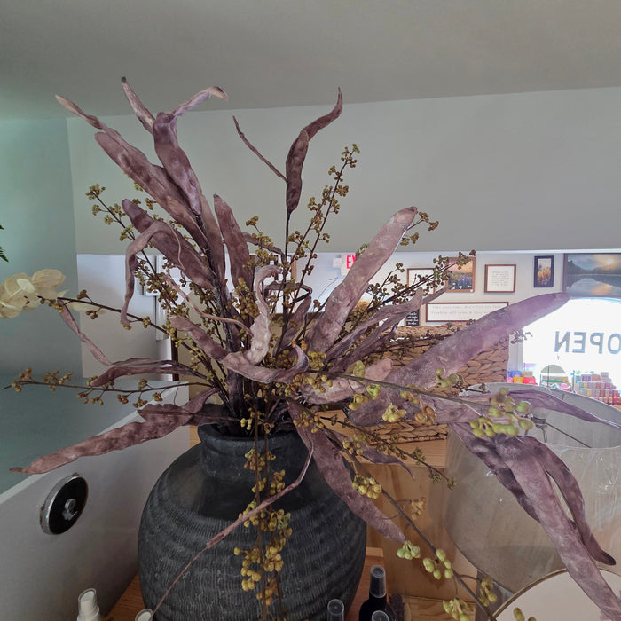 Artificial Berry Stems in Sage, 34" Length, Set of 3