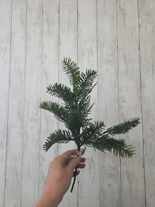 Artificial 15" Noble Pine Stems Real Touch