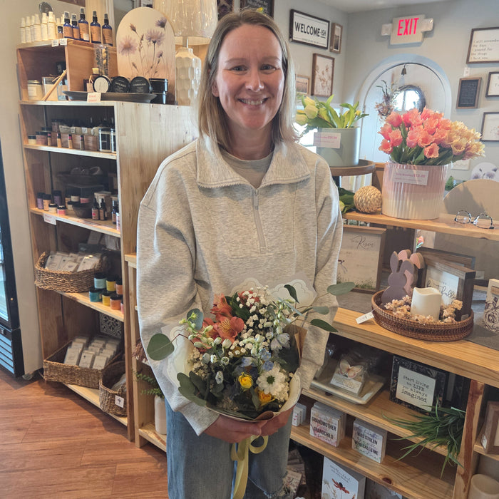 Many options Under $40 Fresh Flowers Available to pick up in Store- Hand Tied or Vased Arrangements