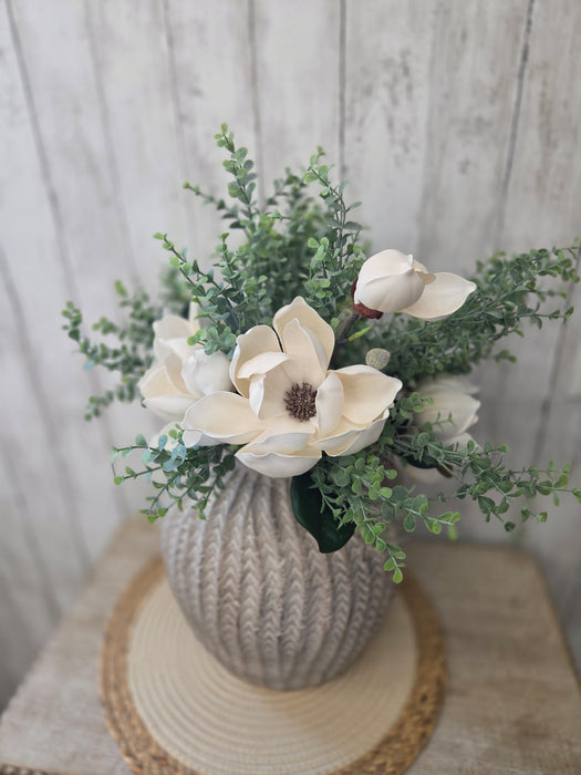 Artificial 17" Magnolia Flowers in a Bundle