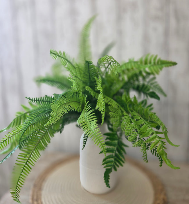 Artificial 18" Real Touch Fern Leaves