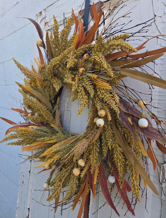 Fall Handmade Wreath 24"