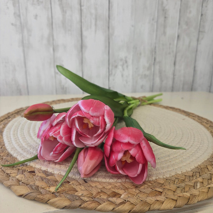 16" Artificial Tulip Bundle | Stems in Assorted Colors | Heartland Store MN